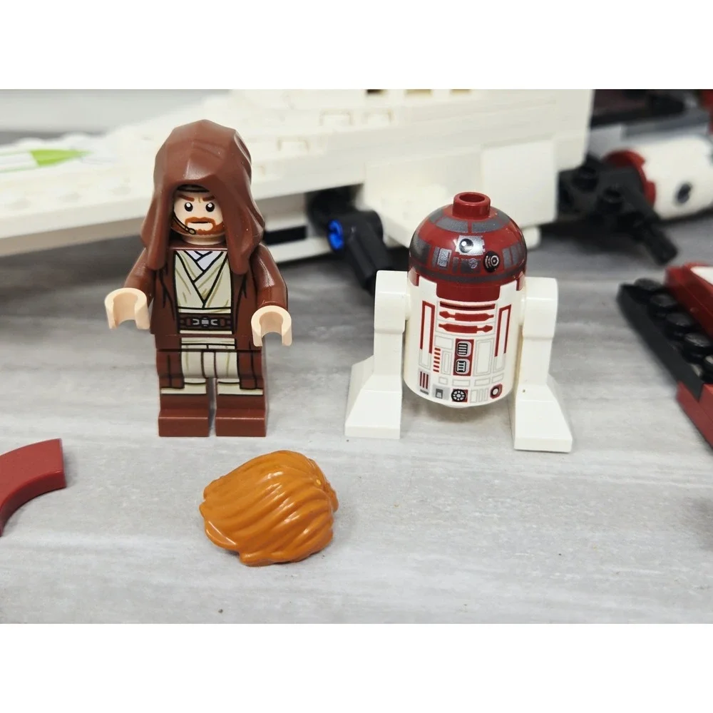 LEGO Star Wars: Obi-Wan Kenobi's Jedi Starfighter 75333 96% Complete w/Figs Read